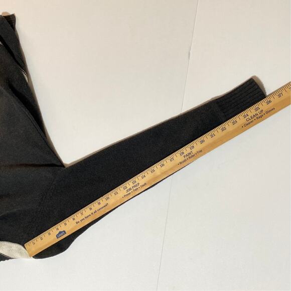 Calvin Klein Women's Knit Open Front Cardigan XS Preppy Pockets Long Sleeve Gray - Picture 9 of 11